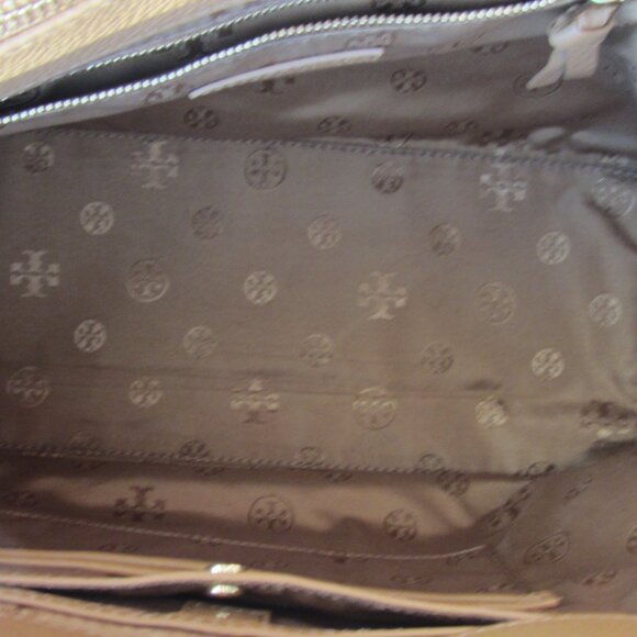 🎄NEW Tory Burch Glove Leather Double Handle Shoulder Tote Purse & Wallet Set - Picture 8 of 16